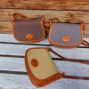 Handmade Italian Vegetable-Tanned Leather & Canvas Saddle Bag – Classic Equestrian Crossbody - 图片 3