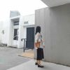 structured cylindrical bucket tote handcrafted  architectural handbag in veg-tan leather - 图片 11