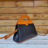 handcrafted minimalist top-handle handbag-structured shopper tote with protective studs - 图片 7