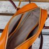 Artisan Italian Leather Bowling Handbag – Spacious Everyday Satchel in Genuine Leather - 图片 15
