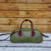 Artisan Italian Leather Bowling Handbag – Spacious Everyday Satchel in Genuine Leather - 图片 9