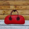 Artisan Italian Leather Bowling Handbag – Spacious Everyday Satchel in Genuine Leather - 图片 8