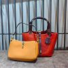 handcrafted leatehr bucket handbag tote with protect feet in italy veg-tan calfskin - 图片 15