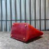 handcrafted leatehr bucket handbag tote with protect feet in italy veg-tan calfskin - 图片 16