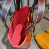 handcrafted leatehr bucket handbag tote with protect feet in italy veg-tan calfskin - 图片 17