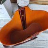 Premium Italian Leather Wine Bottle Bag – Artisan Wine Gift Carrier for 2 Bottles - 图片 6