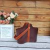 Premium Italian Leather Wine Bottle Bag – Artisan Wine Gift Carrier for 2 Bottles - 图片 11