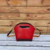 handmade Italian Veg-tan Leather Bucket handbag – 2-in-1 Modular Tote with Detachable Canvas insert - 图片 3