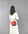 handmade Italian Veg-tan Leather Bucket handbag – 2-in-1 Modular Tote with Detachable Canvas insert - 图片 12