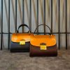 Premium Italian Leather Mini Tote – handbag Structured Architectural Winged handbag - 图片 2