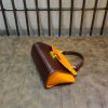 Premium Italian Leather Mini Tote – handbag Structured Architectural Winged handbag - 图片 6