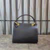 Premium Italian Leather Mini Tote – handbag Structured Architectural Winged handbag - 图片 10