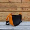 minimalist half-mmon saddle crossbody in italian veg-tan calfskin - 图片 9