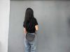 minimalist half-mmon saddle crossbody in italian veg-tan calfskin - 图片 13