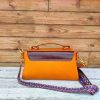 Handmade Italian Vegetable-Tanned Leather Messenger Bag – Structured Satchel Crossbody - 图片 7
