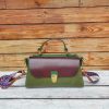 Handmade Italian Vegetable-Tanned Leather Messenger Bag – Structured Satchel Crossbody - 图片 9