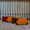 Handmade Italian Vegetable-Tanned Leather Camera Bag – Structured Crossbody Purse - 图片 2