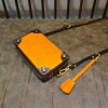 Handmade Italian Vegetable-Tanned Leather Camera Bag – Structured Crossbody Purse - 图片 4