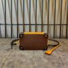 Handmade Italian Vegetable-Tanned Leather Camera Bag – Structured Crossbody Purse - 图片 6
