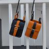 handmade waist smartphone holder bag in italy veg-tan leather - 图片 2