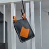 handmade waist smartphone holder bag in italy veg-tan leather - 图片 5