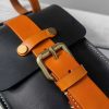 handmade waist smartphone holder bag in italy veg-tan leather - 图片 6