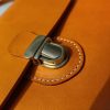 Handmade Italian Vegetable-Tanned Leather Mini Winged Tote – Structured Trapezoid Handbag - 图片 6