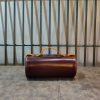 handmade vintage round top-handle bowl handbag in italian veg-tan calfskin - 图片 6
