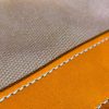 Handmade Italian Vegetable-Tanned Leather & Canvas Drawstring Crossbody Bag - 图片 12