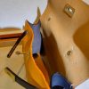 Handmade Minimalist kelly Top-Handle Bag in italian veg-tan leather - 图片 11