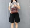 Handmade Minimalist kelly Top-Handle Bag in italian veg-tan leather - 图片 6
