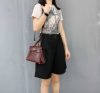 Handmade Minimalist kelly Top-Handle Bag in italian veg-tan leather - 图片 7