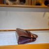 Handmade Minimalist kelly Top-Handle Bag in italian veg-tan leather - 图片 19