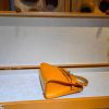 Handmade Minimalist kelly Top-Handle Bag in italian veg-tan leather - 图片 23