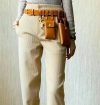Handmade Multi-Accessory Waist Bag in Italian Vegetable-Tanned Leather - 图片 2