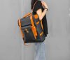 handcrafted rugid heritage rucksack functional adventure backpack in Italian veg-tan calfskin - 图片 9