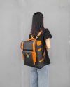 handcrafted rugid heritage rucksack functional adventure backpack in Italian veg-tan calfskin - 图片 11