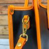 handcrafted structured carryall travel handbag in italy veg-tan calfskin - 图片 12