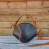 Handcrafted geometric origami-inspired handbag in italian veg-tan calfskin - 图片 7