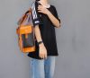 rugged hiking trekking rucksack mountaineer backpack in genuine veg-tan calfskin - 图片 12