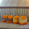 Convertible Leather & Canvas Backpack – Handmade Italian Vegetable-Tanned Leather Crossbody Bag