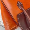 handmade structured smile-face doctor handbag in Italian veg-tan calfskin - 图片 11