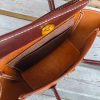 handmade structured smile-face doctor handbag in Italian veg-tan calfskin - 图片 12
