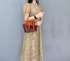 handmade structured smile-face doctor handbag in Italian veg-tan calfskin - 图片 13