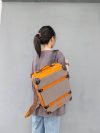 Modern Boxy Leather Rucksack Backpack – Professional Italian Vegetable-Tanned Leather Bag - 图片 9
