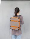 Modern Boxy Leather Rucksack Backpack – Professional Italian Vegetable-Tanned Leather Bag - 图片 10