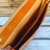 Structured Business Portfolio briefcase with Shoulder Strap italian veg-tan leather - 图片 9