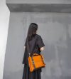 Structured Business Portfolio briefcase with Shoulder Strap italian veg-tan leather - 图片 10