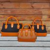 handmade architectural bowling tote handbag with sculptured silhouette in italian ve-tan calfskin - 图片 3