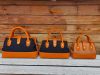 handmade architectural bowling tote handbag with sculptured silhouette in italian ve-tan calfskin - 图片 4